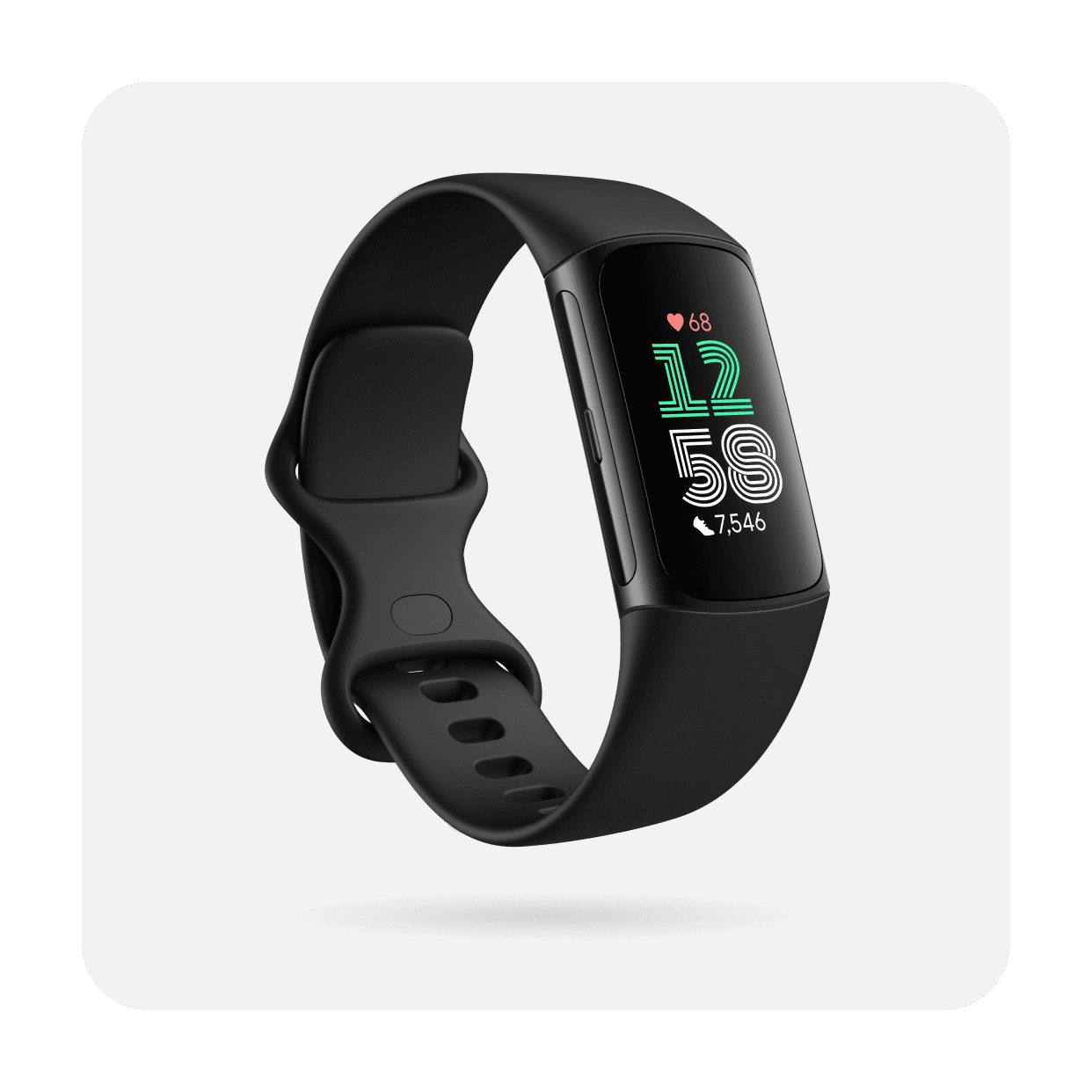 Fitbit Charge 6 Fitness Tracker (Obsidian/Black)