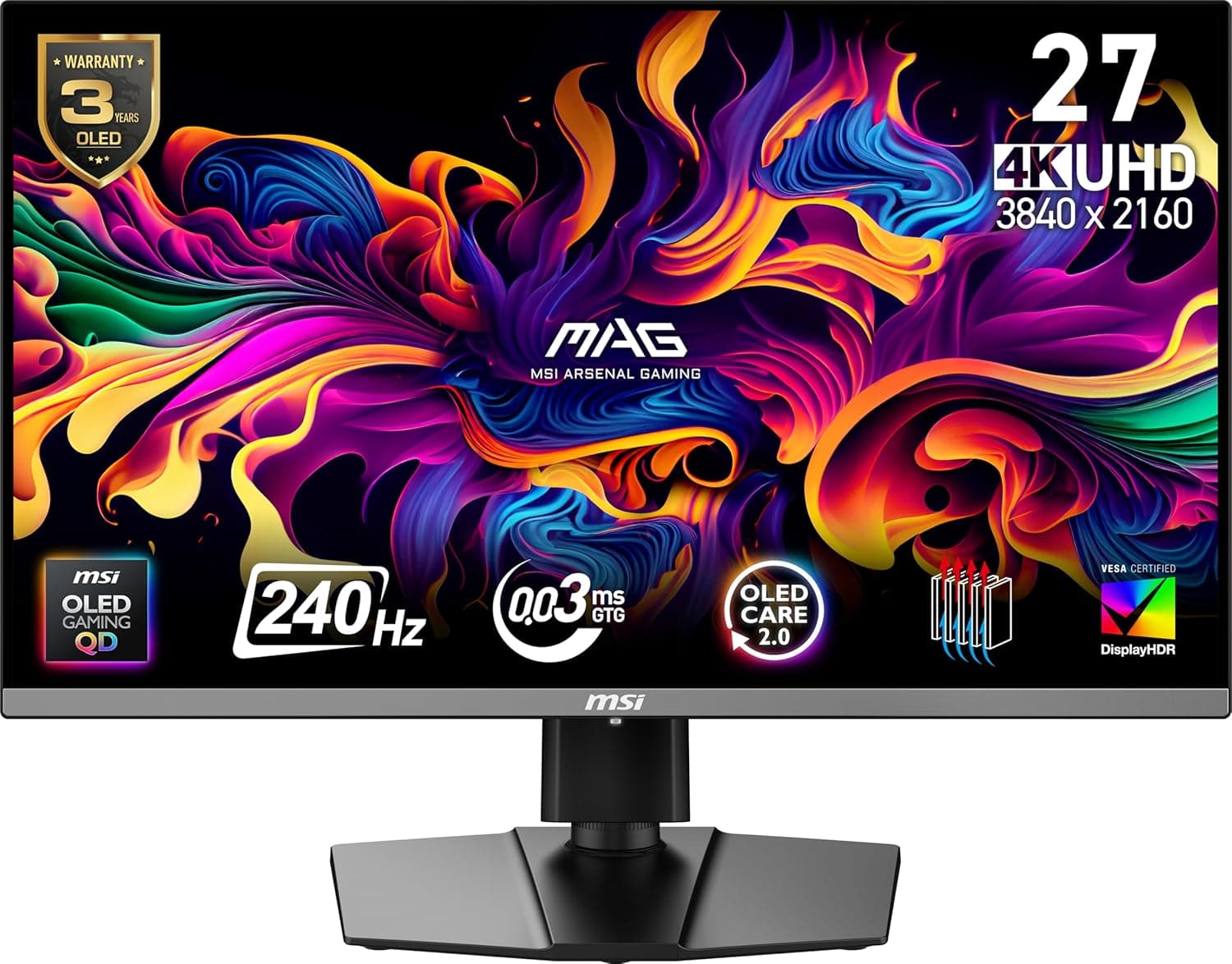 MSI MAG 272UP QD-OLED X24 Gaming Monitor Review
