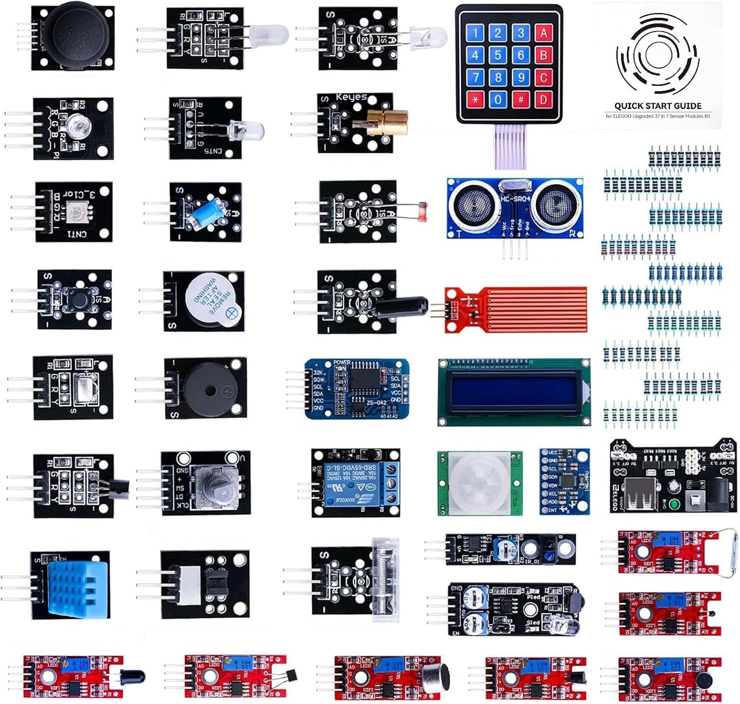 ELEGOO 37-in-1 Sensor Module Kit